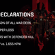 War statistics shared during EVE Vegas showing defenders earning on average .034 kills per war declared on them.